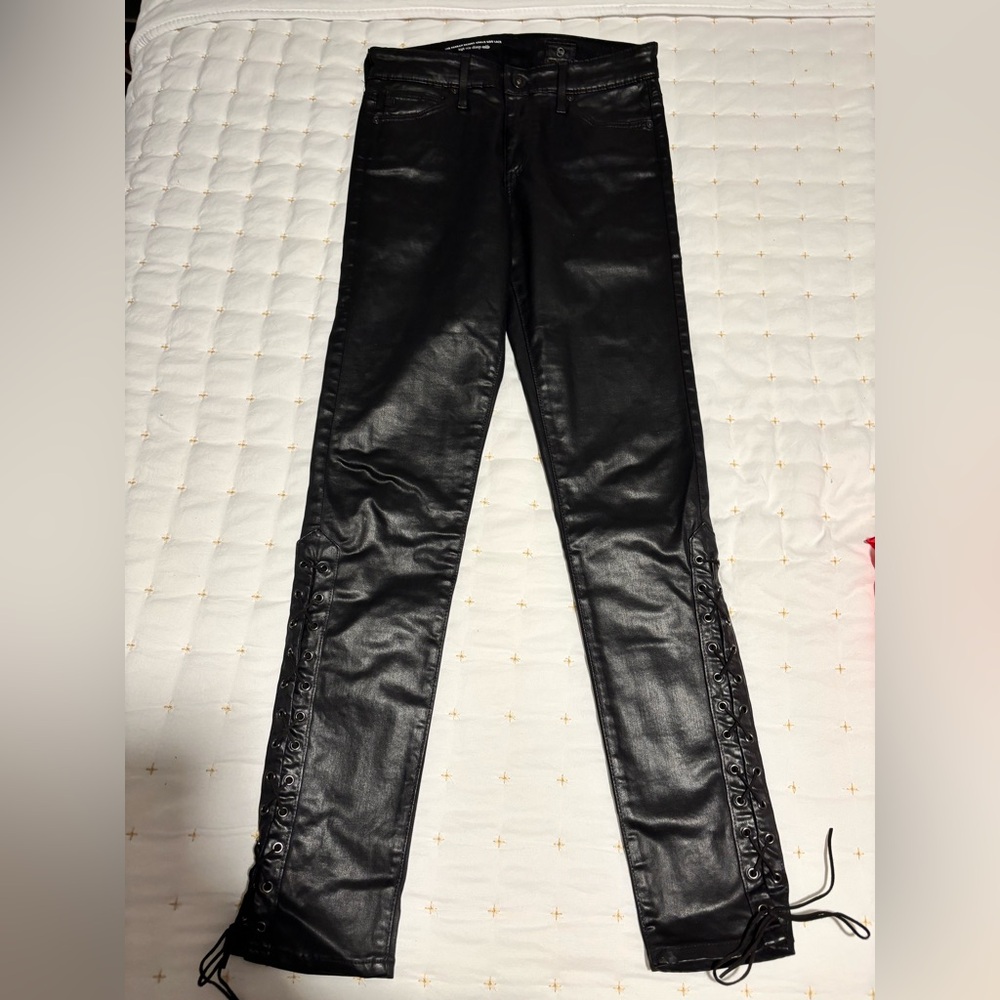 AG leather pants